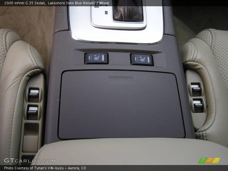Lakeshore Slate Blue Metallic / Wheat 2006 Infiniti G 35 Sedan