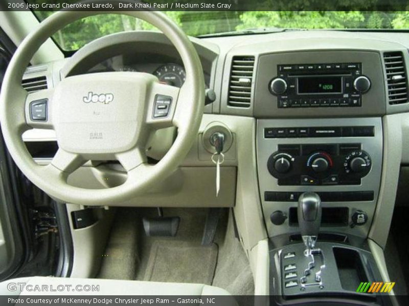 Dark Khaki Pearl / Medium Slate Gray 2006 Jeep Grand Cherokee Laredo