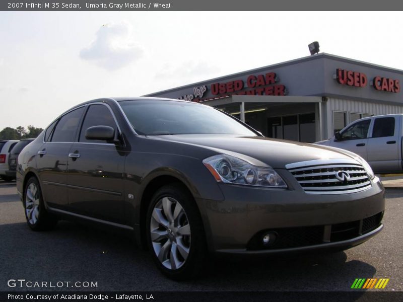 Umbria Gray Metallic / Wheat 2007 Infiniti M 35 Sedan