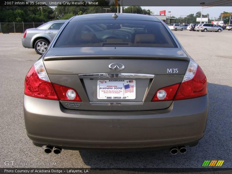 Umbria Gray Metallic / Wheat 2007 Infiniti M 35 Sedan