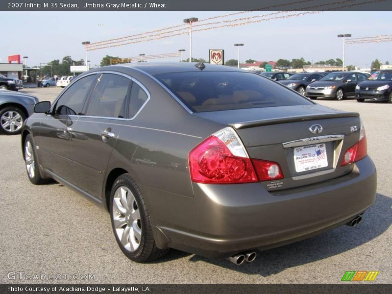 Umbria Gray Metallic / Wheat 2007 Infiniti M 35 Sedan