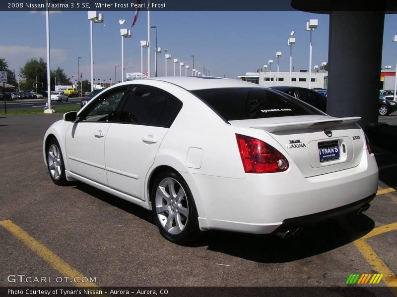 Winter Frost Pearl / Frost 2008 Nissan Maxima 3.5 SE