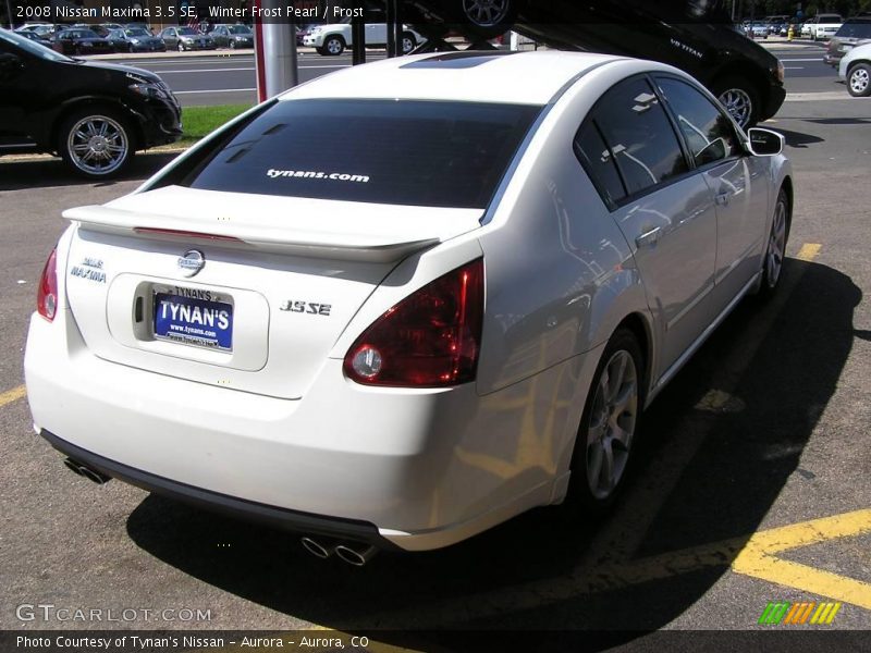 Winter Frost Pearl / Frost 2008 Nissan Maxima 3.5 SE