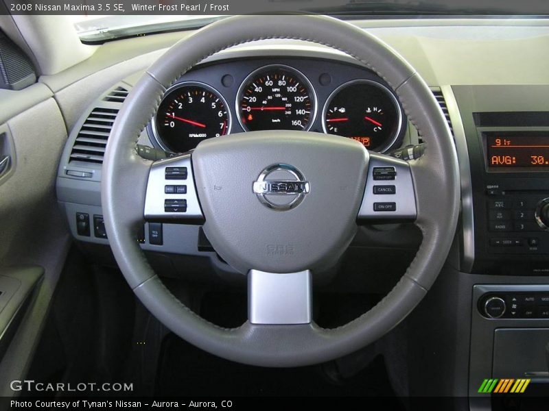 Winter Frost Pearl / Frost 2008 Nissan Maxima 3.5 SE