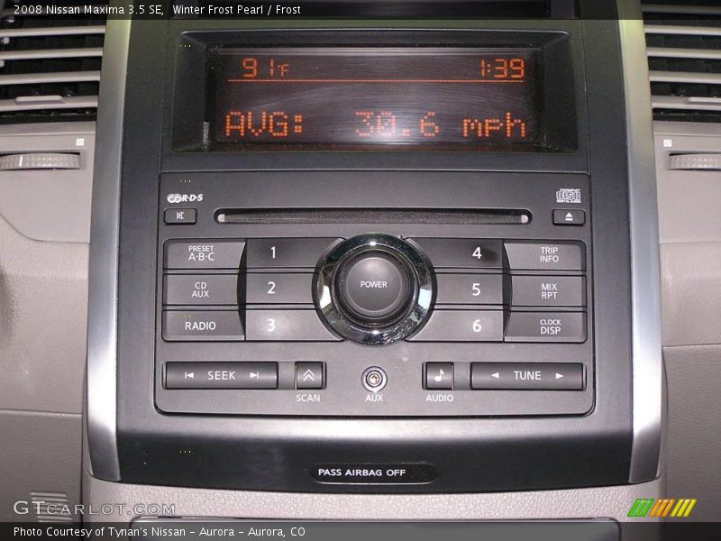 Winter Frost Pearl / Frost 2008 Nissan Maxima 3.5 SE