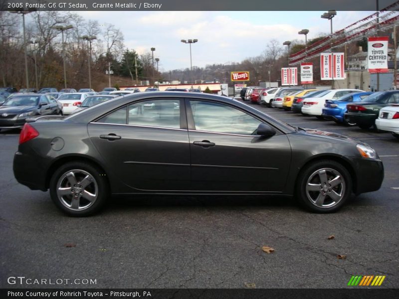 Granite Metallic / Ebony 2005 Pontiac G6 GT Sedan