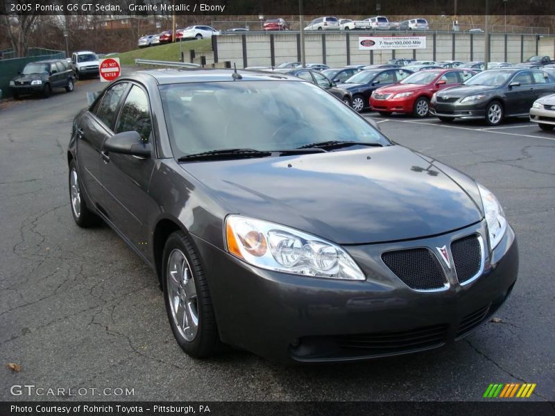 Granite Metallic / Ebony 2005 Pontiac G6 GT Sedan