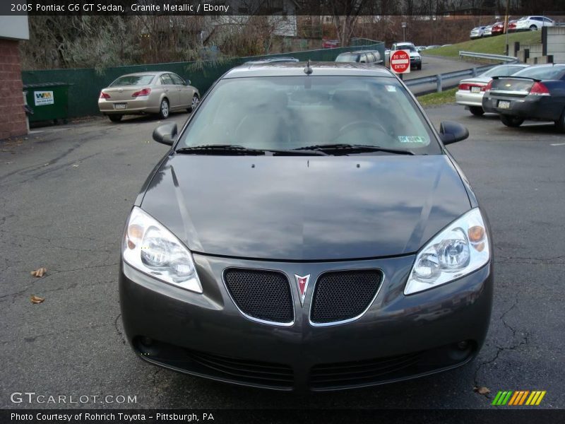 Granite Metallic / Ebony 2005 Pontiac G6 GT Sedan