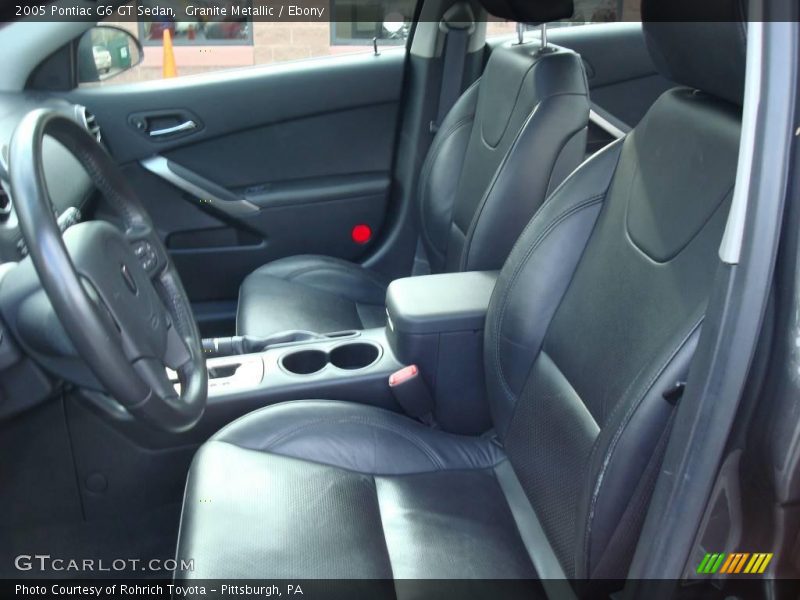 Granite Metallic / Ebony 2005 Pontiac G6 GT Sedan