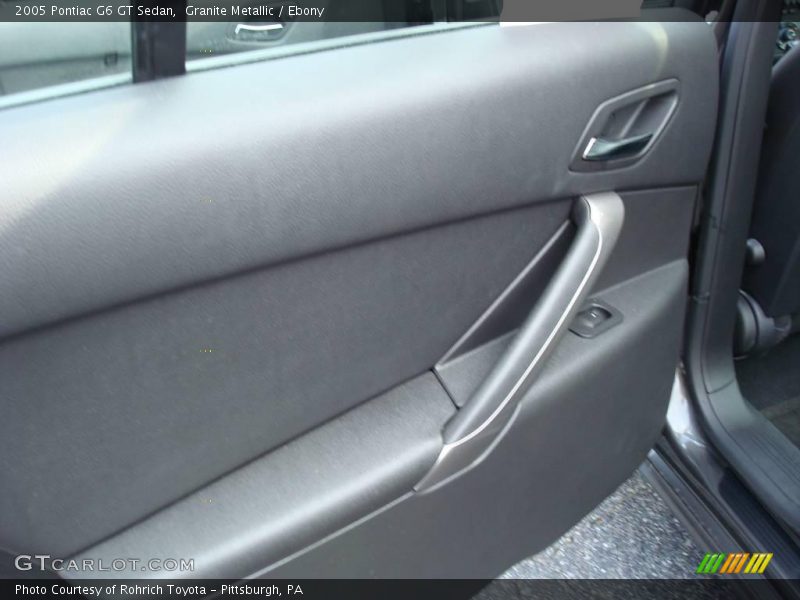 Granite Metallic / Ebony 2005 Pontiac G6 GT Sedan