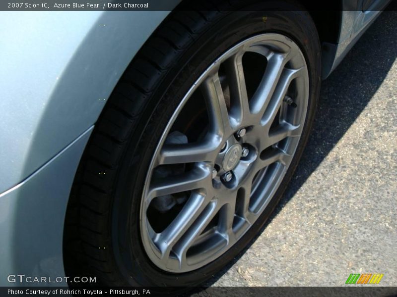 Azure Blue Pearl / Dark Charcoal 2007 Scion tC