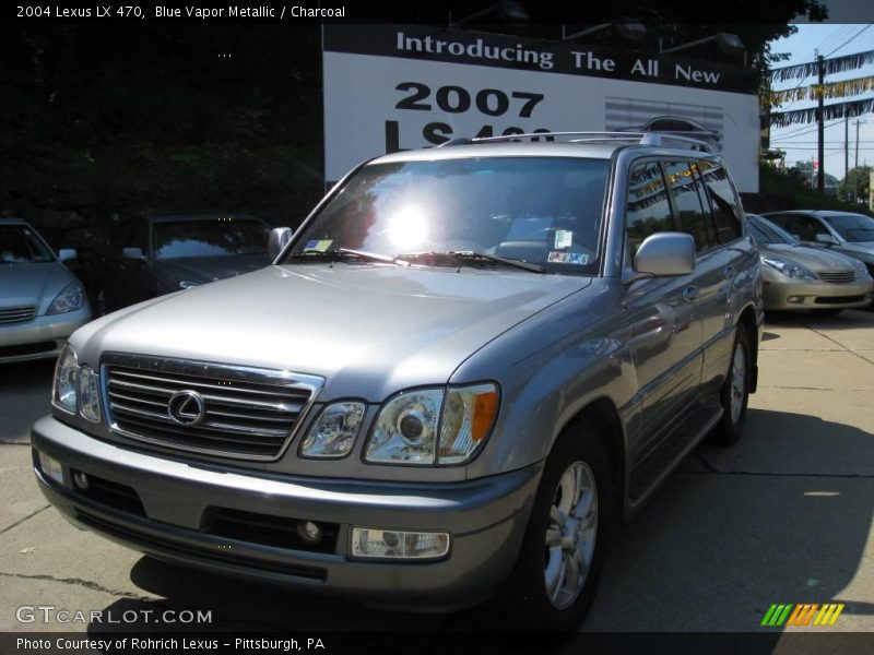Blue Vapor Metallic / Charcoal 2004 Lexus LX 470