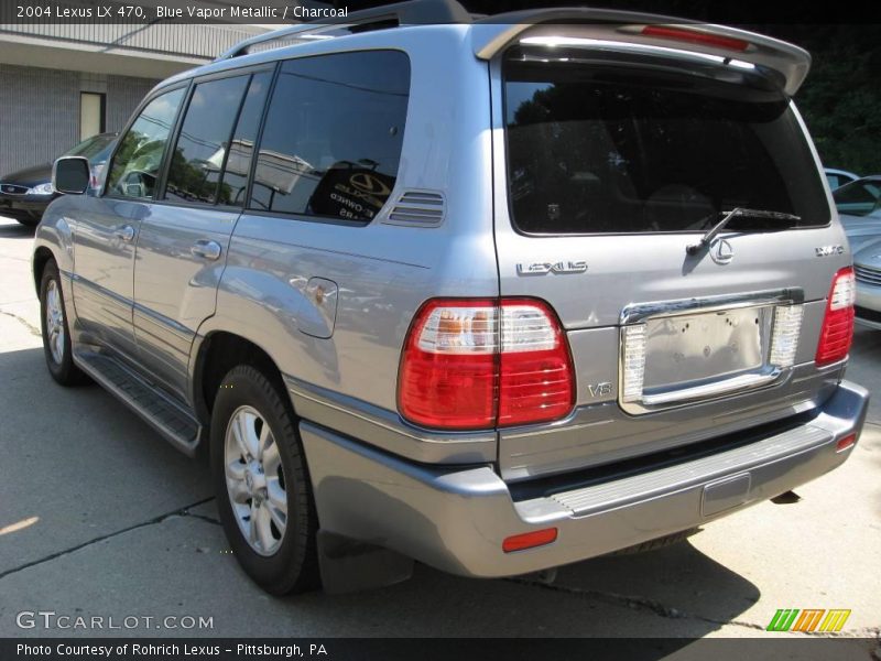 Blue Vapor Metallic / Charcoal 2004 Lexus LX 470