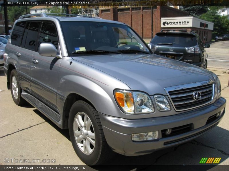 Blue Vapor Metallic / Charcoal 2004 Lexus LX 470