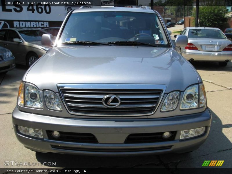 Blue Vapor Metallic / Charcoal 2004 Lexus LX 470