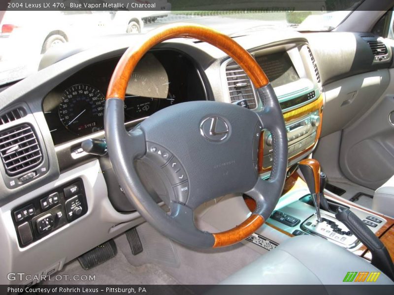Blue Vapor Metallic / Charcoal 2004 Lexus LX 470