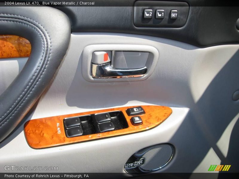 Blue Vapor Metallic / Charcoal 2004 Lexus LX 470