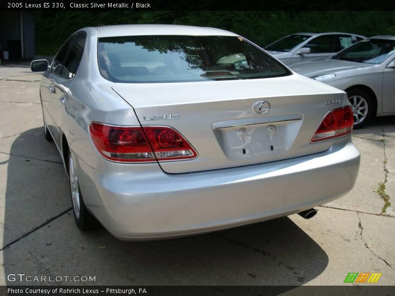 Classic Silver Metallic / Black 2005 Lexus ES 330