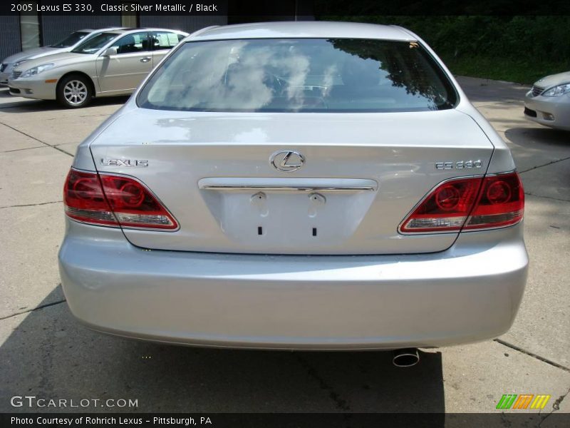 Classic Silver Metallic / Black 2005 Lexus ES 330