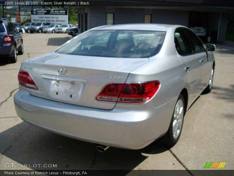 Classic Silver Metallic / Black 2005 Lexus ES 330