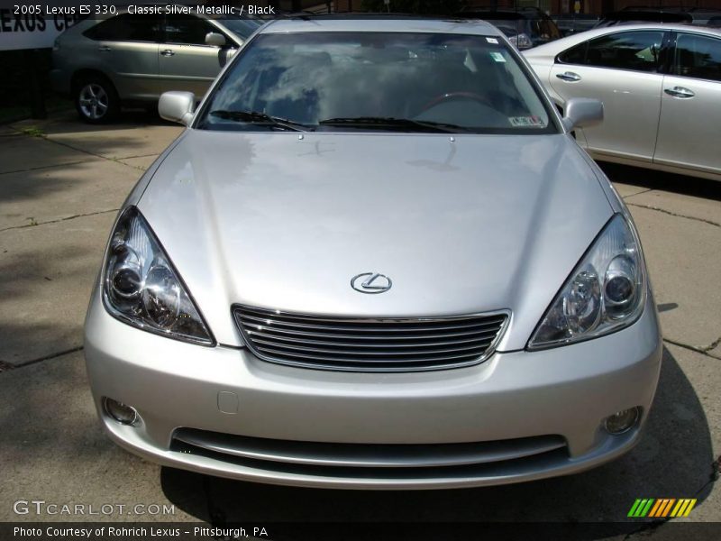 Classic Silver Metallic / Black 2005 Lexus ES 330