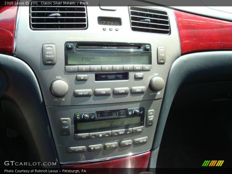 Classic Silver Metallic / Black 2005 Lexus ES 330