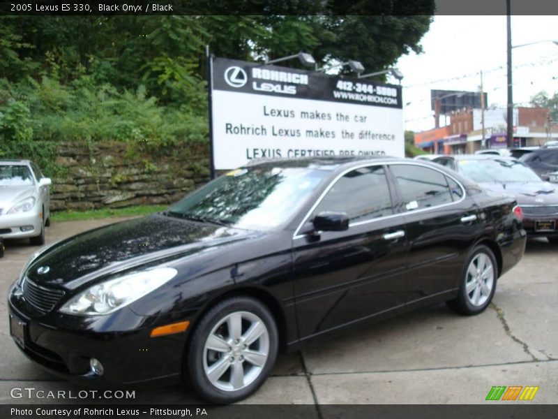 Black Onyx / Black 2005 Lexus ES 330