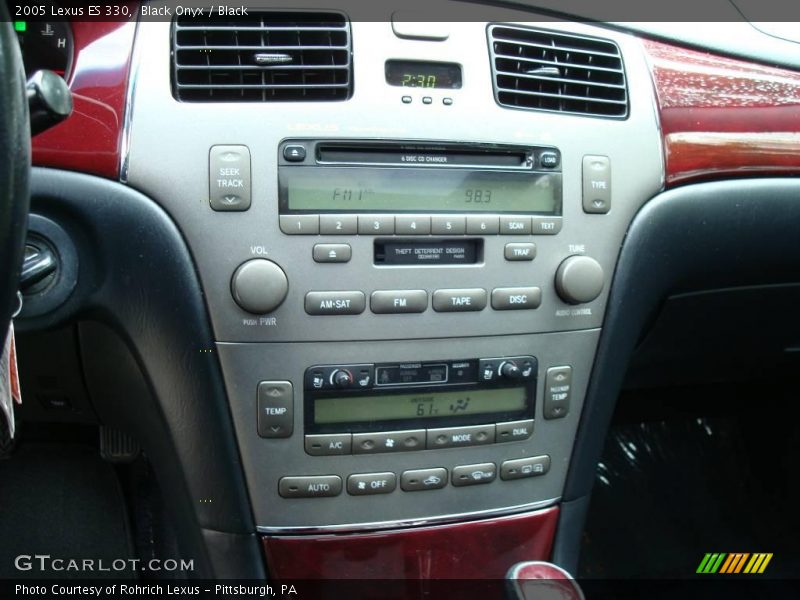 Black Onyx / Black 2005 Lexus ES 330
