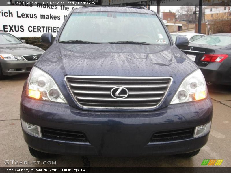 Blue Meridian Pearl / Dark Gray 2005 Lexus GX 470