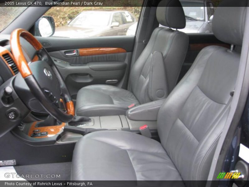 Blue Meridian Pearl / Dark Gray 2005 Lexus GX 470