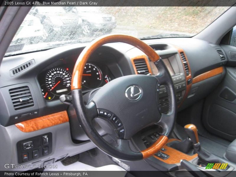 Blue Meridian Pearl / Dark Gray 2005 Lexus GX 470