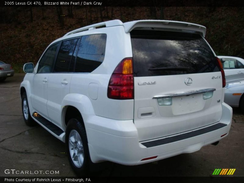Blizzard White Pearl / Dark Gray 2005 Lexus GX 470