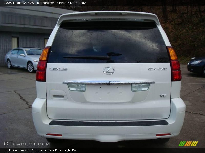 Blizzard White Pearl / Dark Gray 2005 Lexus GX 470