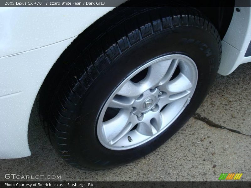 Blizzard White Pearl / Dark Gray 2005 Lexus GX 470