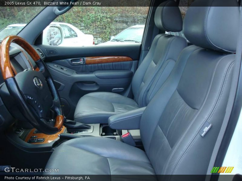 Blizzard White Pearl / Dark Gray 2005 Lexus GX 470