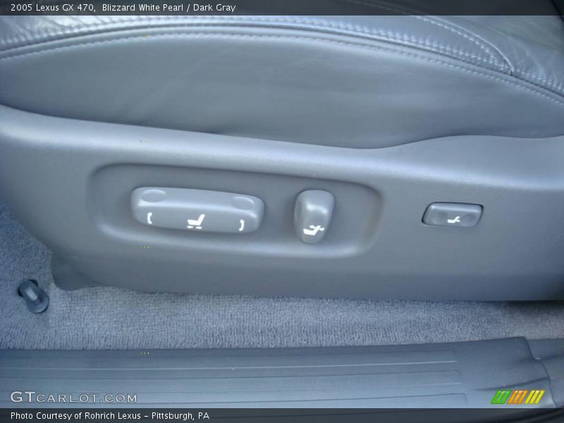 Blizzard White Pearl / Dark Gray 2005 Lexus GX 470