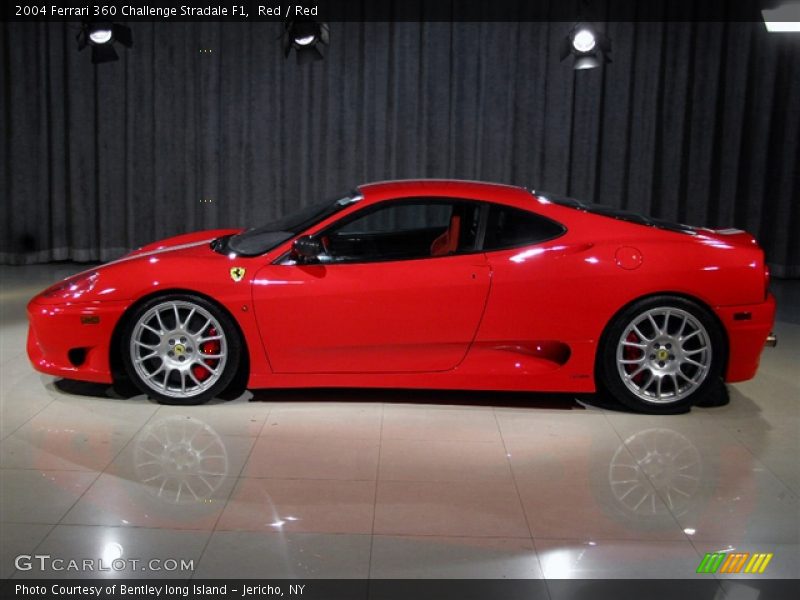 Red / Red 2004 Ferrari 360 Challenge Stradale F1