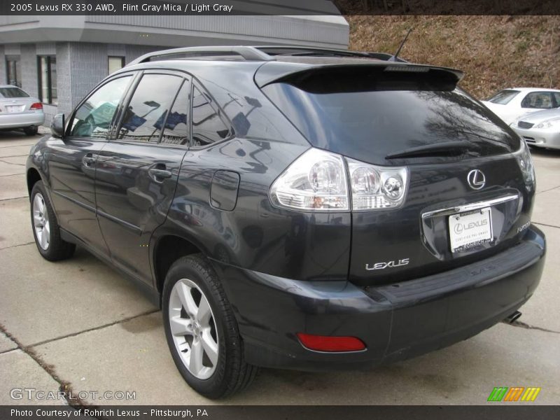 Flint Gray Mica / Light Gray 2005 Lexus RX 330 AWD