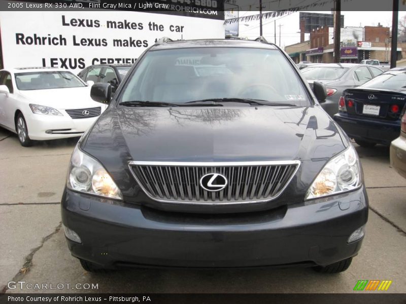 Flint Gray Mica / Light Gray 2005 Lexus RX 330 AWD