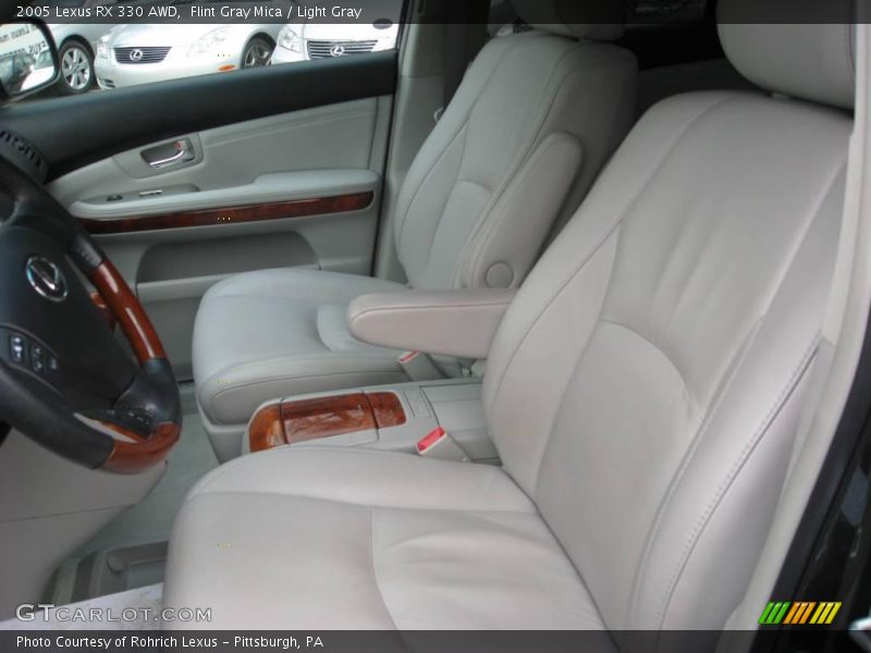 Flint Gray Mica / Light Gray 2005 Lexus RX 330 AWD