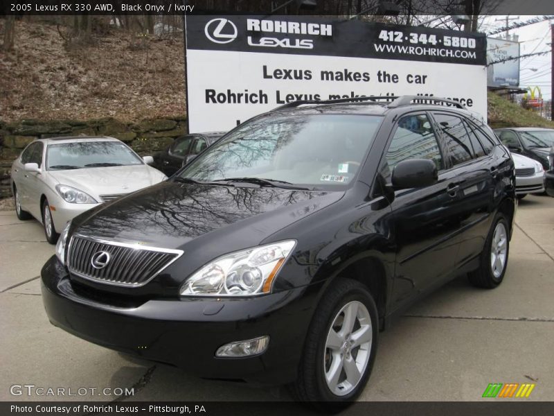 Black Onyx / Ivory 2005 Lexus RX 330 AWD
