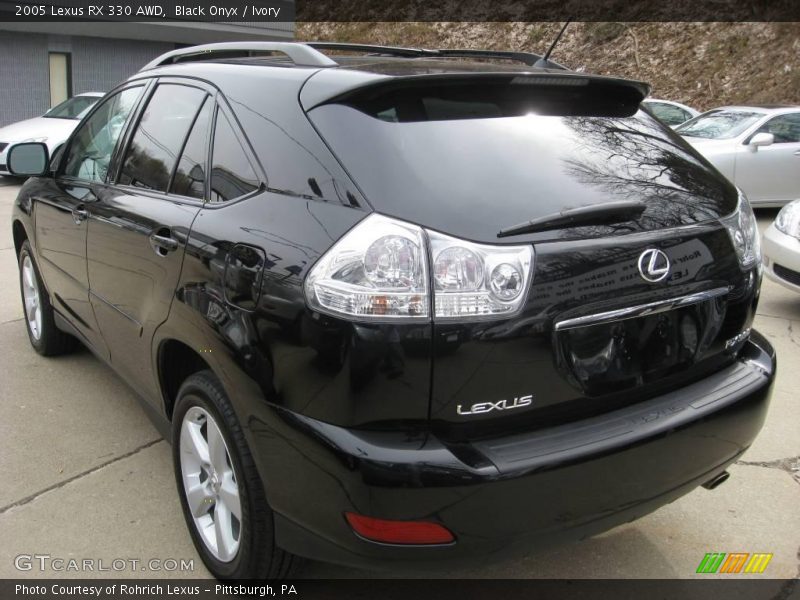 Black Onyx / Ivory 2005 Lexus RX 330 AWD