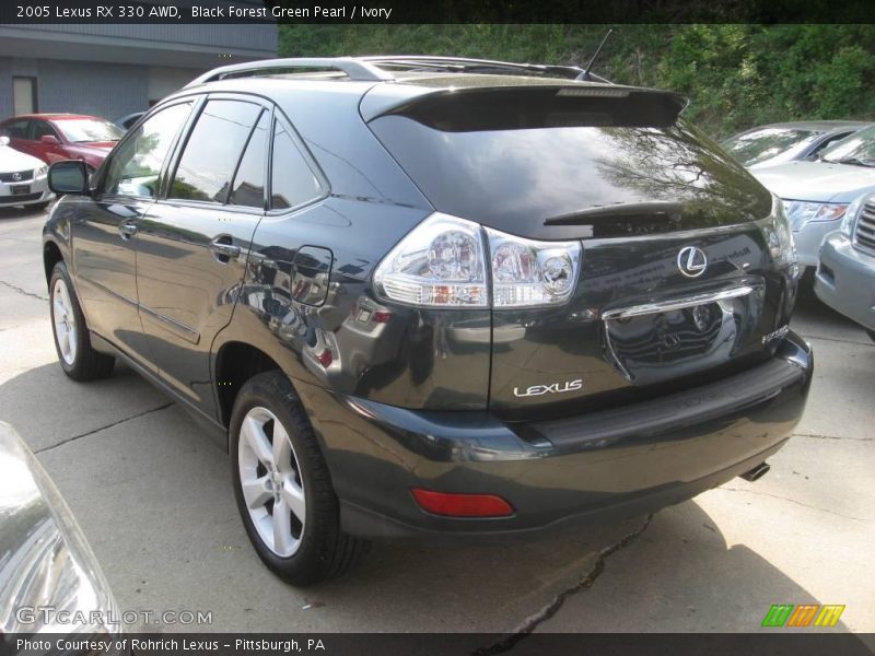 Black Forest Green Pearl / Ivory 2005 Lexus RX 330 AWD