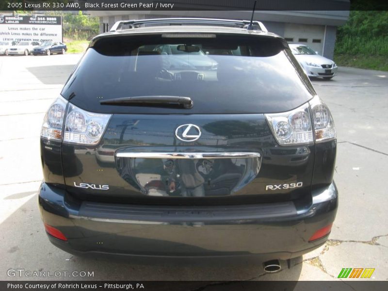 Black Forest Green Pearl / Ivory 2005 Lexus RX 330 AWD