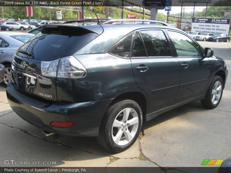 Black Forest Green Pearl / Ivory 2005 Lexus RX 330 AWD