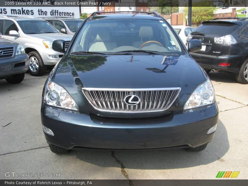 Black Forest Green Pearl / Ivory 2005 Lexus RX 330 AWD