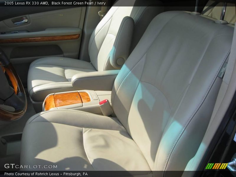 Black Forest Green Pearl / Ivory 2005 Lexus RX 330 AWD