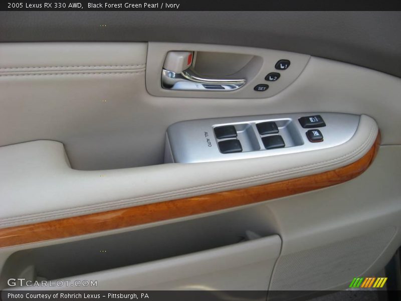 Black Forest Green Pearl / Ivory 2005 Lexus RX 330 AWD