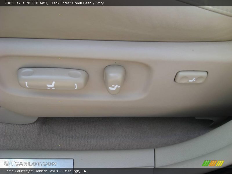Black Forest Green Pearl / Ivory 2005 Lexus RX 330 AWD