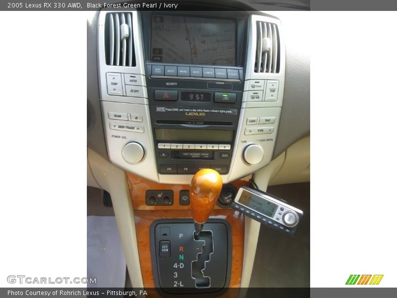 Black Forest Green Pearl / Ivory 2005 Lexus RX 330 AWD